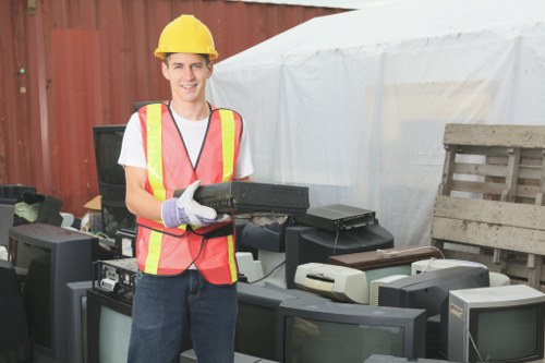 Efficient waste disposal services in action